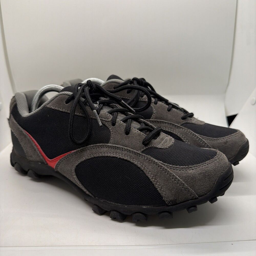 Vintage Nashbar Cycling Shoes NA-MMS Men’s 9.5 US 43 EU Gray Black Red